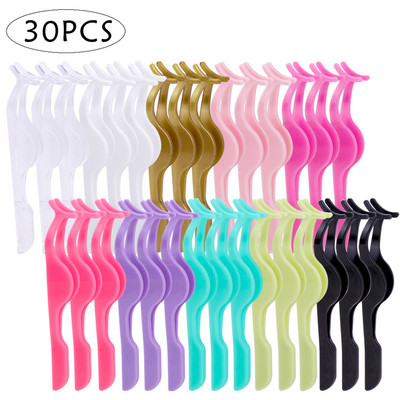 10/30 buc Pensetă pentru gene Clip pentru sprâncene ondulator Pensetă pentru gene false Pense pentru îndepărtarea clemelor auxiliare Instrumente de machiaj