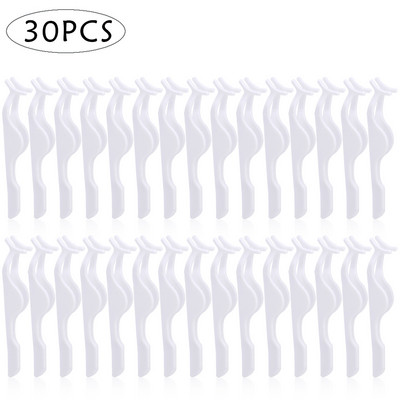 10/30 buc Pensetă pentru gene Clip pentru sprâncene ondulator Pensetă pentru gene false Pense pentru îndepărtarea clemelor auxiliare Instrumente de machiaj