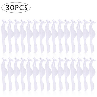 10/30 buc Pensetă pentru gene Clip pentru sprâncene ondulator Pensetă pentru gene false Pense pentru îndepărtarea clemelor auxiliare Instrumente de machiaj