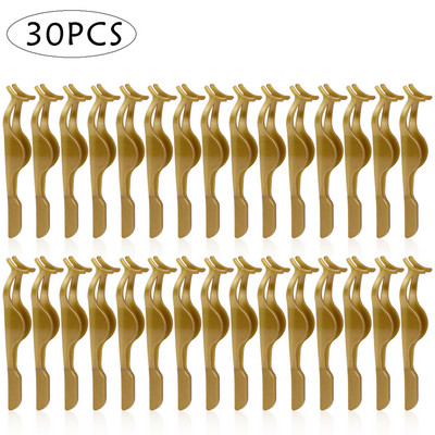 10/30 buc Pensetă pentru gene Clip pentru sprâncene ondulator Pensetă pentru gene false Pense pentru îndepărtarea clemelor auxiliare Instrumente de machiaj