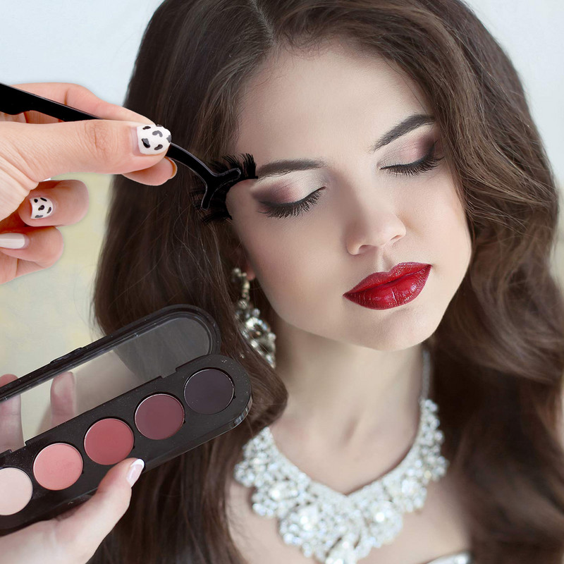 10/30 buc Pensetă pentru gene Clip pentru sprâncene ondulator Pensetă pentru gene false Pense pentru îndepărtarea clemelor auxiliare Instrumente de machiaj