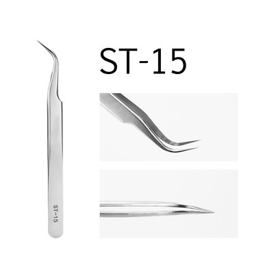 GAHAMACA 6A-SA Szempilla hosszabbító Csipesz Volume Lashes Rozsdamentes Acél Pontos Csipesz Nem mágneses Szempilla Eszközök Smink