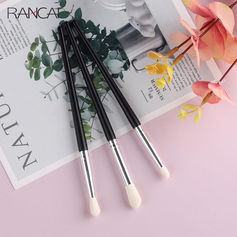 Pensule de machiaj RANCAI Set 3 buc. Fard de pleoape Umbra de nas Păr moale Cosmetice de față Amestecare Perie de umbrire Seturi de instrumente de frumusețe