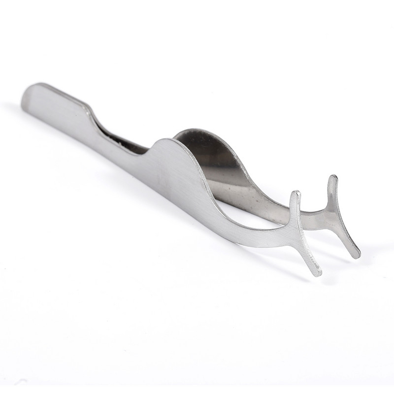 Dirbtinių blakstienų klipas Nerūdijančio plieno blakstienų rietiklis Extension Eye Lash 4 spalvų aplikatorius Grožio makiažo priemonė Priedai 1vnt