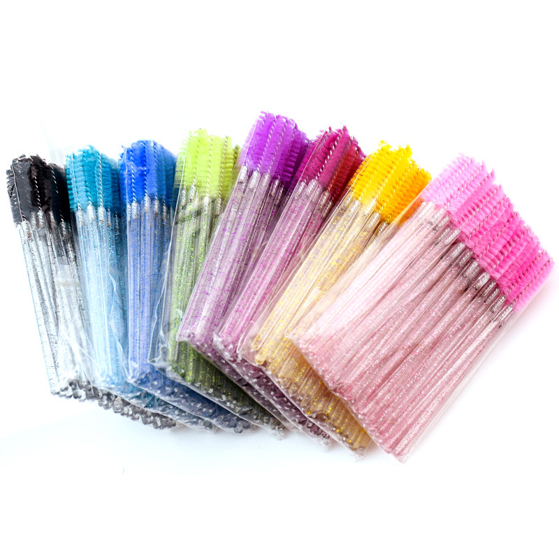 Lash Romance Gene cu pensete Cutie rafinată din tablă de tablă de protecție Cutie de depozitare Perie pentru extensie de gene