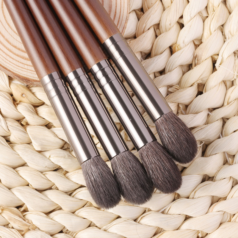 OVW 1 vnt Didelis maišomas šepetėlis ožkos plaukų kupolo formos makiažo šepečiai Daugiafunkcis profesionalus kosmetinis makiažo įrankis akių šešėliams