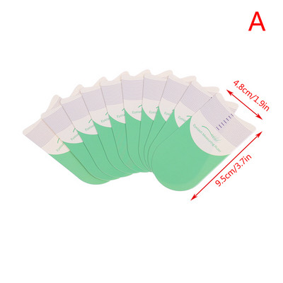 10 buc. Șablon pentru sprâncene riglă pentru măsurarea lungimii genelor curling gradul riglă