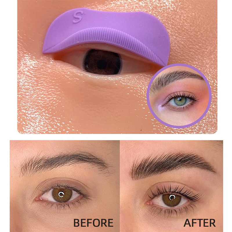 5 poros / rinkinys Silikoniniai suktukai Riektantys blakstienų pagalvėlės Blakstienų priauginimo Perm įrankiai Įvairiaspalvis blakstienų pakėlimo rinkinys Priedai Daugkartiniai