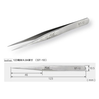 Vetus szempilla csipesz Profissional For 3D Volumn Eyelash Extension Stainless Fan Lashes Csipesz Kiváló Closure Smink eszköz