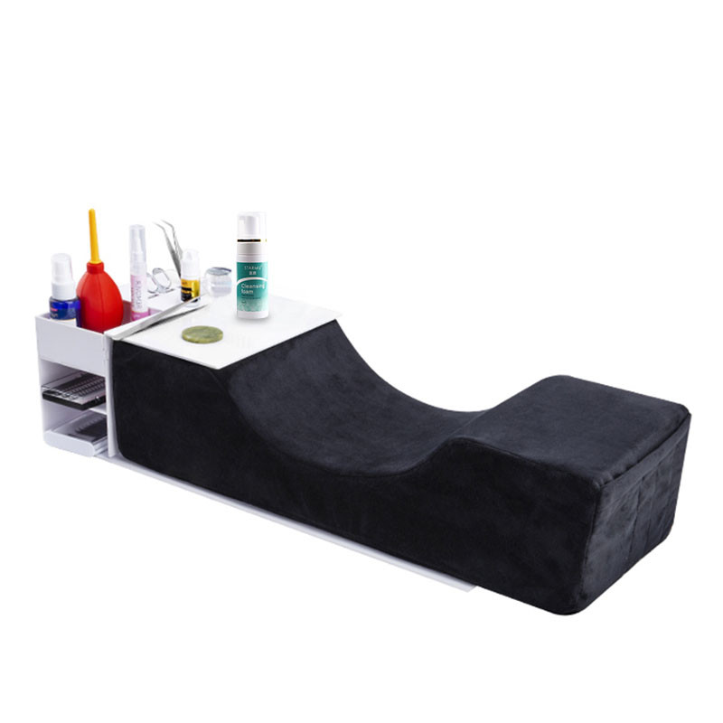 Blakstienų pagalvė Neck Support Blakstienų pagalvė Minkšta Priauginimo Blakstienos Atminties putos Blakstienų priauginimo Pagalvė Makiažo salonas Su Kišene