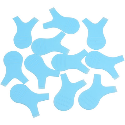 10 buc. Mini pieptene multifuncțional în formă de Y din plastic, instrument pentru permanentă a genelor false, lipici fierbinte, lingură, perie, ondulator de ridicare a genelor