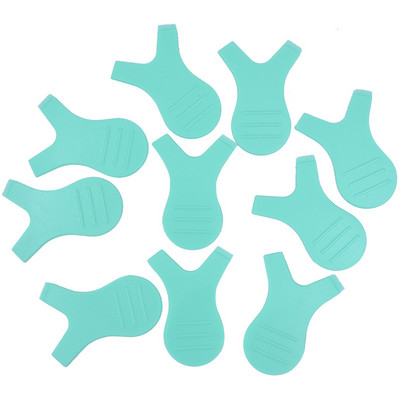 10 buc. Mini pieptene multifuncțional în formă de Y din plastic, instrument pentru permanentă a genelor false, lipici fierbinte, lingură, perie, ondulator de ridicare a genelor