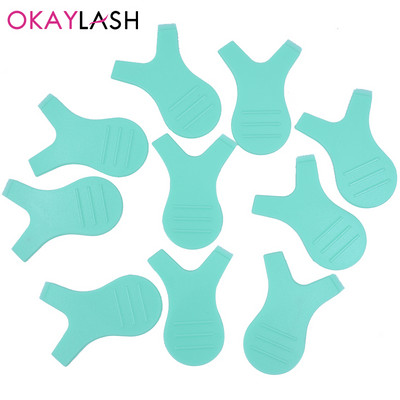 OKAYLASH, roz, verde, silicon, extensie de gene, perm pad, reutilizabil, grefa de gene, ondulator de ridicare a genelor, scut, plasture, instrumente de machiaj