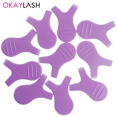 OKAYLASH, roz, verde, silicon, extensie de gene, perm pad, reutilizabil, grefa de gene, ondulator de ridicare a genelor, scut, plasture, instrumente de machiaj