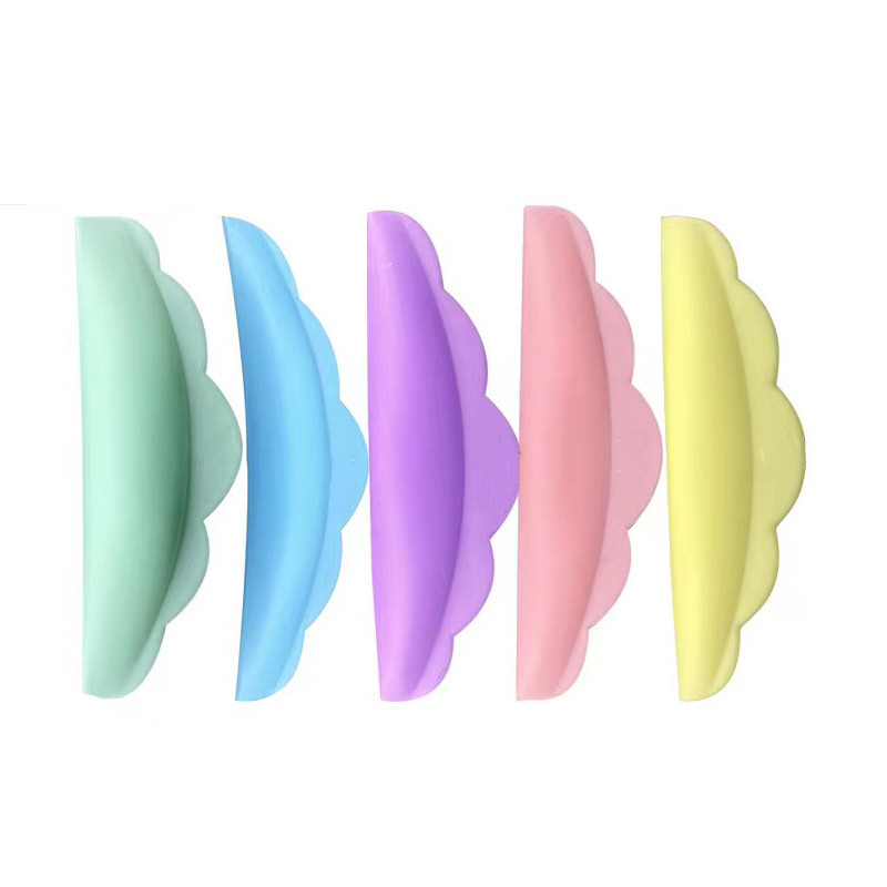 5 silikónových podložiek na lifting mihalníc Paris Lash Lift Tyč Ružovo-žlté podložky na trvalú trvalú rias Štítky na lamináciu mihalníc Natáčky na mihalnice Príslušenstvo Nástroj na lifting mihalníc