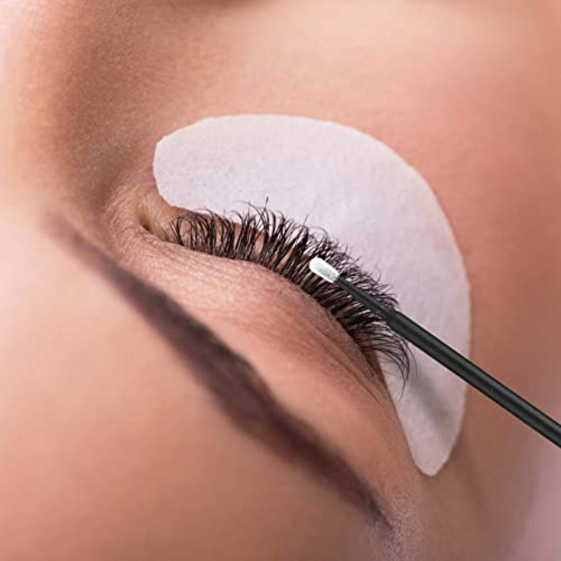 100/300 ks mikro štetcov, mikro tampóny na predlžovanie mihalníc, jednorazový mikro aplikátor, mikro tyčinky na mihalnice, nástroje na líčenie