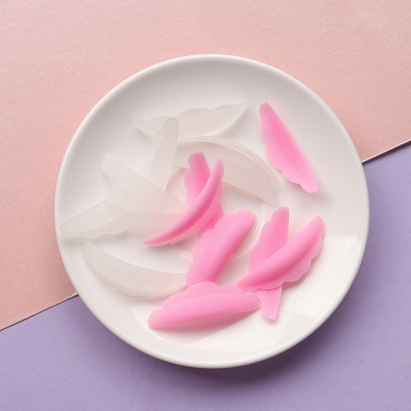 5 perechi de tampon de protecție pentru gene Perm Tampoane de protecție din silicon Extensie de gene Lifting ondulator Shield Patch femei instrumente de machiaj