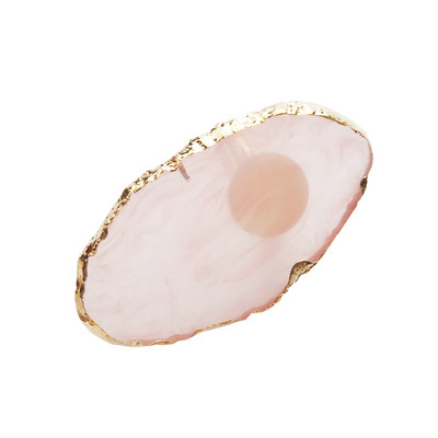 Suport de lipici de cristal Inel Palet Extensie de gene Suport de lipici adeziv Pigment pentru tatuaje Instrument pentru arta unghiilor