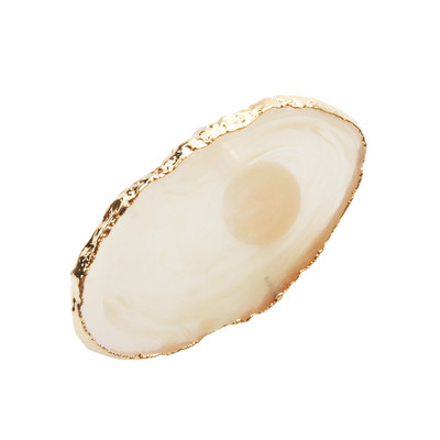 Suport de lipici de cristal Inel Palet Extensie de gene Suport de lipici adeziv Pigment pentru tatuaje Instrument pentru arta unghiilor