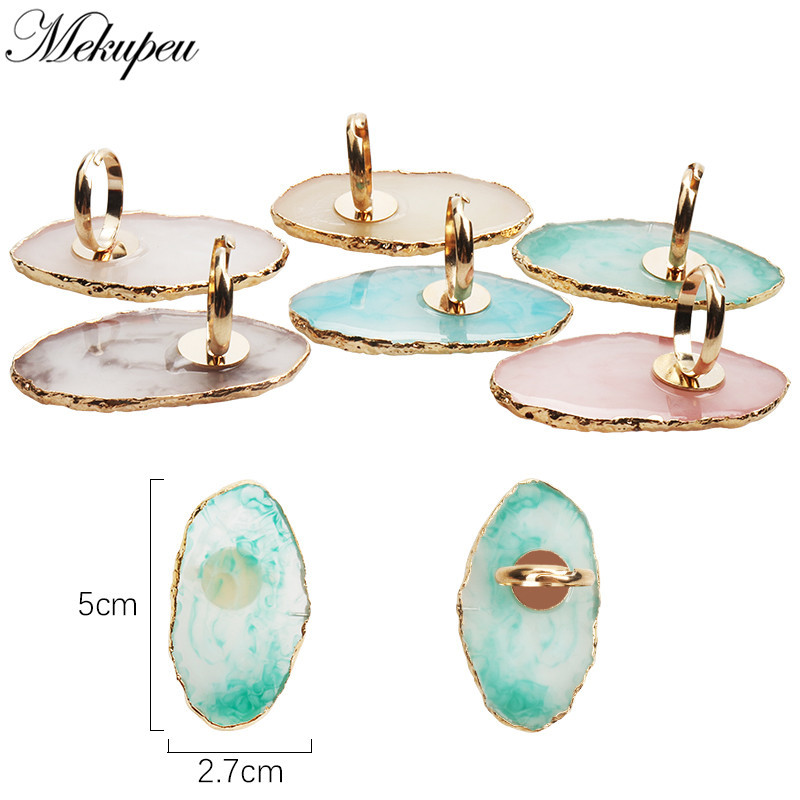 Suport de lipici de cristal Inel Palet Extensie de gene Suport de lipici adeziv Pigment pentru tatuaje Instrument pentru arta unghiilor