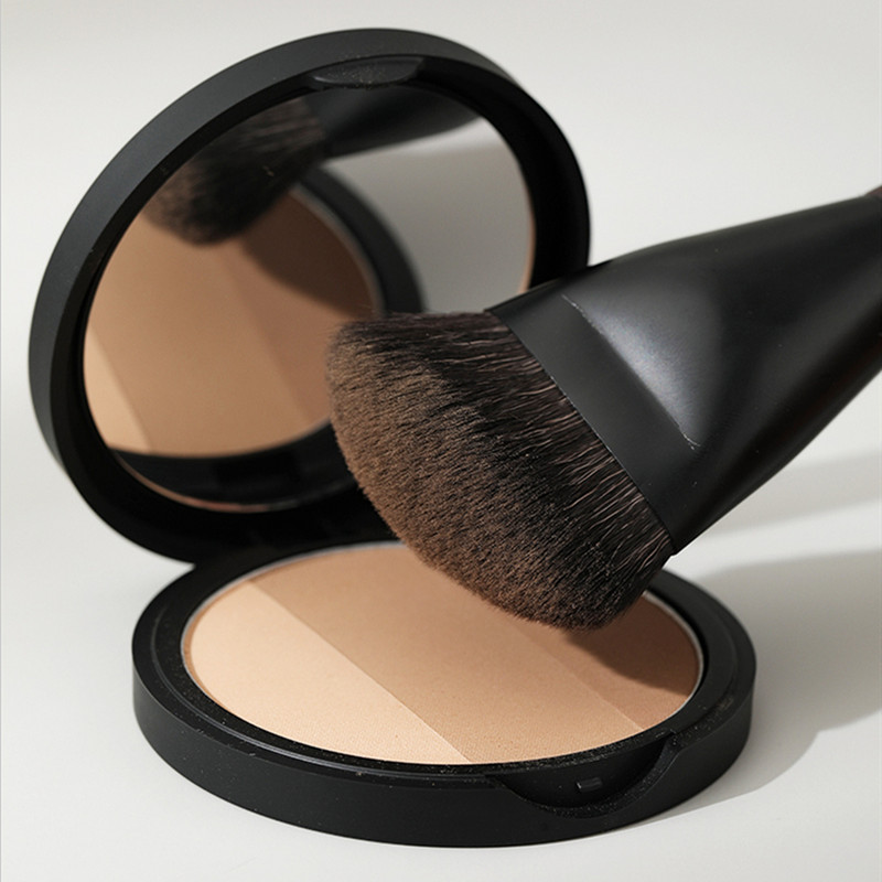 Pensule pentru fond de ten pentru sculptură în formă de păr de capră, corector multifuncțional, pensule de machiaj, instrument de frumusețe