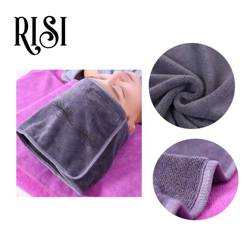 RISI Za produljenje trepavica Profesionalne cijepljene trepavice Kapa za višekratnu upotrebu Mekani jastuk za trepavice Ručnik Salon Kape za kosu SPA Alat za šminkanje