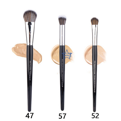 Pensule de machiaj pentru fond de ten Pro S#47/52/57 Pensula de machiaj pentru fond de ten Liquid BB cream contur Concealer Buffer Make Up Brush Tool