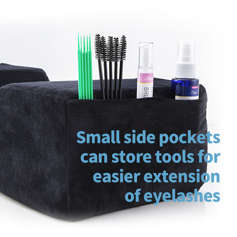 Profesionalni jastuk za nadogradnju trepavica Jastuk za podupiranje trepavica Mekane cijepljene trepavice Salon jastuka za nadogradnju trepavica od memorijske pjene