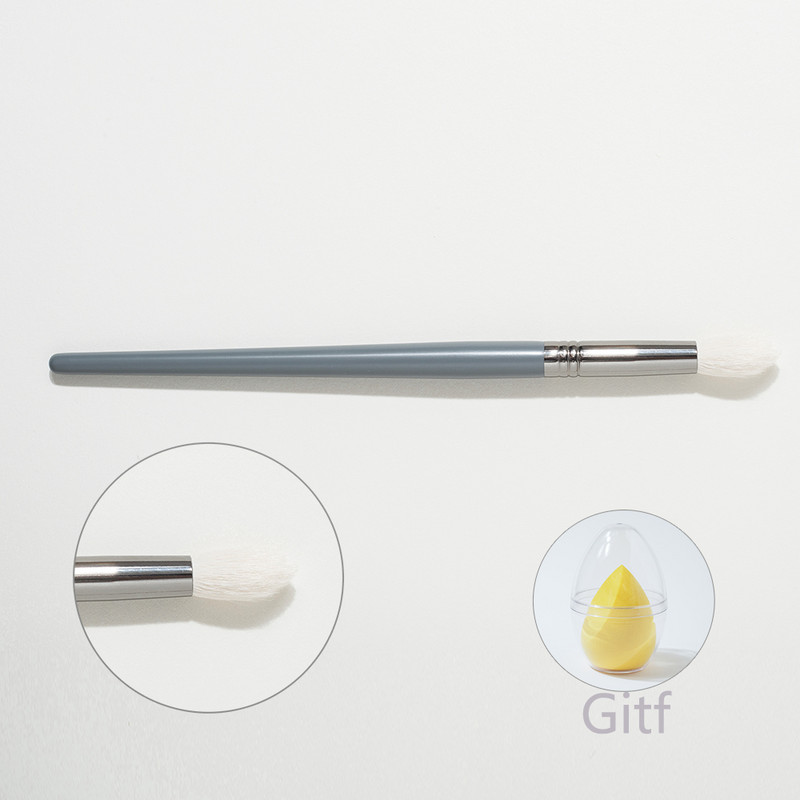 Shiendo Păr natural de capră teperat Fard de ochi Cres de sprâncene Blending fumuriu Set de pensule de machiaj