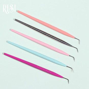 RISI Metal Eyelash Perming Stick Tool Lashes Extension Hot Glue Spoon Y Shape Comb Brush Lash Lifting Curler Applicator