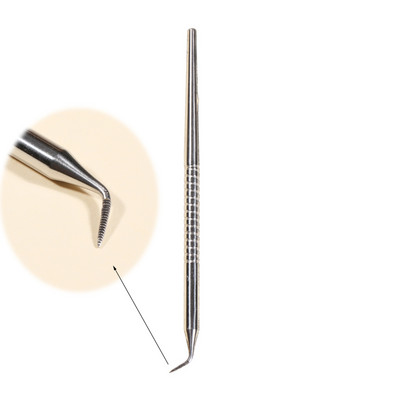 RISI Metal Perming Stick Instrument Extensie de gene Lipici fierbinte Lingura Forma Y Pieptene Perie Aplicator ondulator de ridicare a genelor