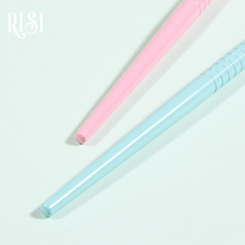 RISI Metal Perming Stick Instrument Extensie de gene Lipici fierbinte Lingura Forma Y Pieptene Perie Aplicator ondulator de ridicare a genelor