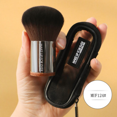 Pensule de machiaj MUF112/124# Pensula pentru fond de ten Loose Power Contour Brush Lustruire lemn natural Frumusețe Machiaj Pensule Instrumente maquiagem