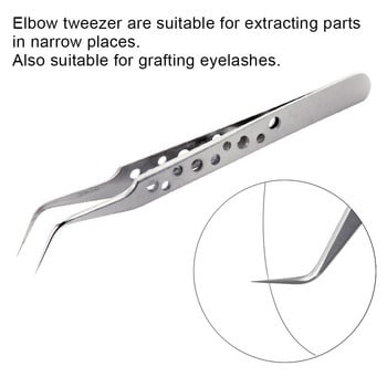 VETUS Eyelash Extension Tweezers Volume Lashes Tweezer από ανοξείδωτο ατσάλι Μη μαγνητικό εργαλείο βλεφαρίδων Επαγγελματικό εργαλείο μακιγιάζ