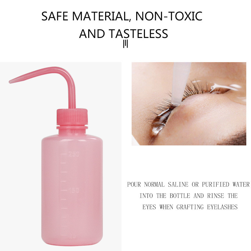 GLAMLASH Četkice za čišćenje trepavica Bočica za pranje trepavica Njega kože lica Alat za ekstenzije šminke Set četkica za obrve