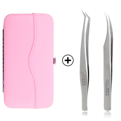 Set de carcase pentru pensete pentru gene de mare precizie, volum din oțel inoxidabil, gene nemagnetice, pensetă pentru ridicare, consumabile pentru extensii de gene