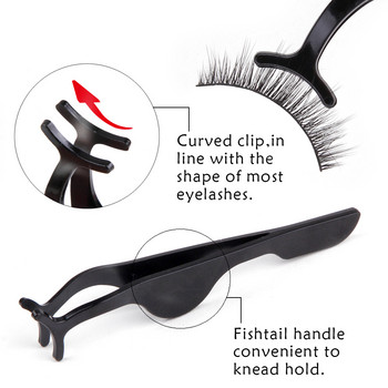 10/30/50Pcs Plastic Lashes Tweezer Fase Eyelash Clip Remover Lashes Forceps Curler Nipper Ebroë Tweezers Eyelash Applicator
