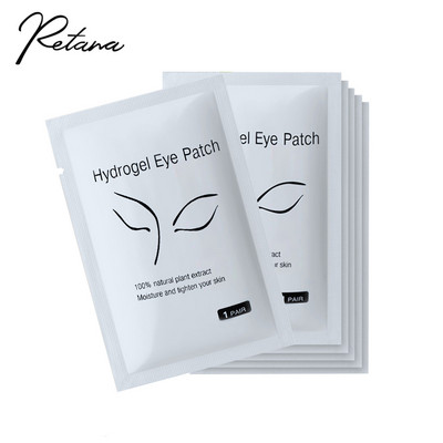 20/50/100 Pairs Eye Pad Eyelash Patch Patch μπάλωμα εμβολιασμένο κάτω από τις βλεφαρίδες για αυτοκόλλητο μακιγιάζ για ψεύτικες βλεφαρίδες
