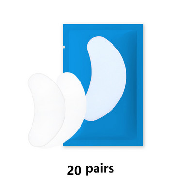 20/50/100 porų akių pagalvėlių blakstienų pagalvėlių gelio pleistras, priklijuotas po blakstienomis dirbtinių blakstienų priauginimo popieriaus lipdukų makiažui