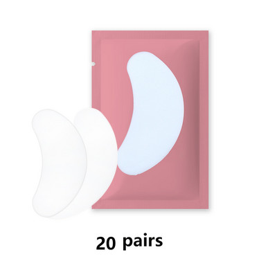 20/50/100 porų akių pagalvėlių blakstienų pagalvėlių gelio pleistras, priklijuotas po blakstienomis dirbtinių blakstienų priauginimo popieriaus lipdukų makiažui