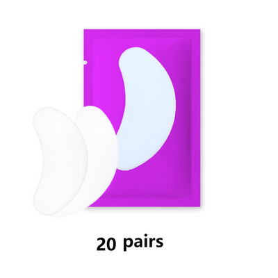 20/50/100 porų akių pagalvėlių blakstienų pagalvėlių gelio pleistras, priklijuotas po blakstienomis dirbtinių blakstienų priauginimo popieriaus lipdukų makiažui