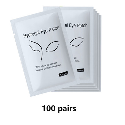 20/50/100 porų akių pagalvėlių blakstienų pagalvėlių gelio pleistras, priklijuotas po blakstienomis dirbtinių blakstienų priauginimo popieriaus lipdukų makiažui