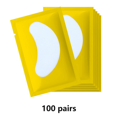 20/50/100 porų akių pagalvėlių blakstienų pagalvėlių gelio pleistras, priklijuotas po blakstienomis dirbtinių blakstienų priauginimo popieriaus lipdukų makiažui