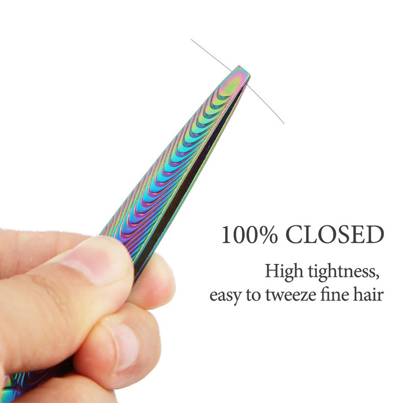 1vnt Profesionalus antakių pincetas plaukų šalinimo spaustukais iš nerūdijančio plieno antakių žnyplės, barzdos plėšiklio antakių makiažo priemonės