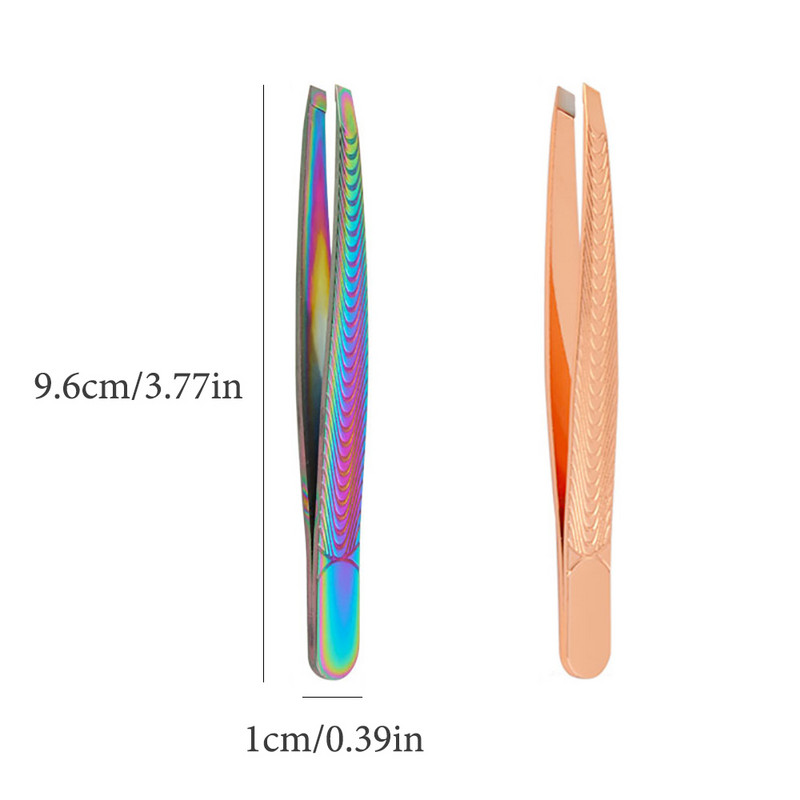 1vnt Profesionalus antakių pincetas plaukų šalinimo spaustukais iš nerūdijančio plieno antakių žnyplės, barzdos plėšiklio antakių makiažo priemonės