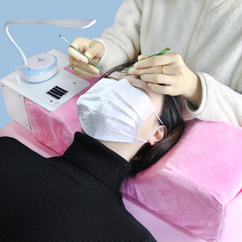 Στήριγμα λαιμού μαξιλαριού βλεφαρίδων με ενσωματωμένο αφρό μνήμης για προέκταση βλεφαρίδων Πετσέτα μαξιλαριού μιας χρήσης Non-woven Beauty Salon
