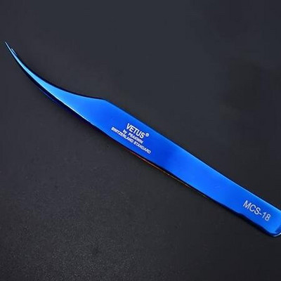 100% originalne originalne Vetus pincete MCS Series Premium Eyelash Extensions Pincete za uljepšavanje šminke Pincete s ultra finim vrhom