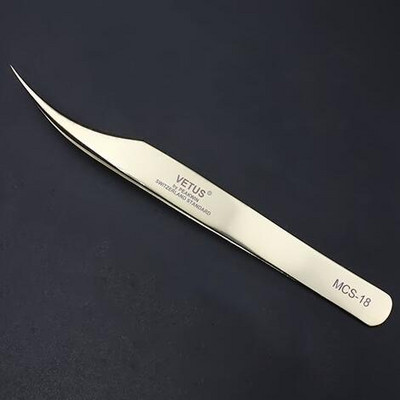 100% originalne originalne Vetus pincete MCS Series Premium Eyelash Extensions Pincete za uljepšavanje šminke Pincete s ultra finim vrhom