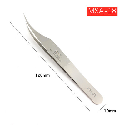 100% originalne originalne Vetus pincete MCS Series Premium Eyelash Extensions Pincete za uljepšavanje šminke Pincete s ultra finim vrhom
