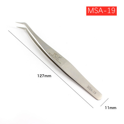 100% originalne originalne Vetus pincete MCS Series Premium Eyelash Extensions Pincete za uljepšavanje šminke Pincete s ultra finim vrhom